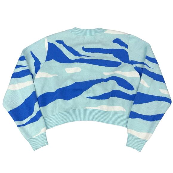 NWT PRINCESS POLLY Austin Knit Cardigan Blue Size Small / Medium - Picture 7 of 7